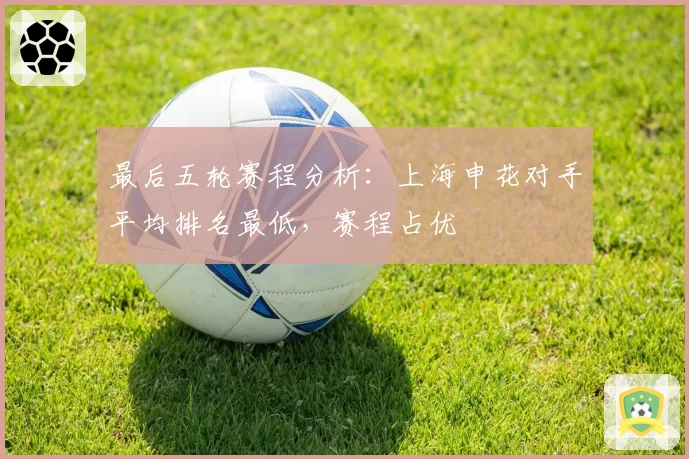 最后五轮赛程分析：上海申花对手平均排名最低，赛程占优